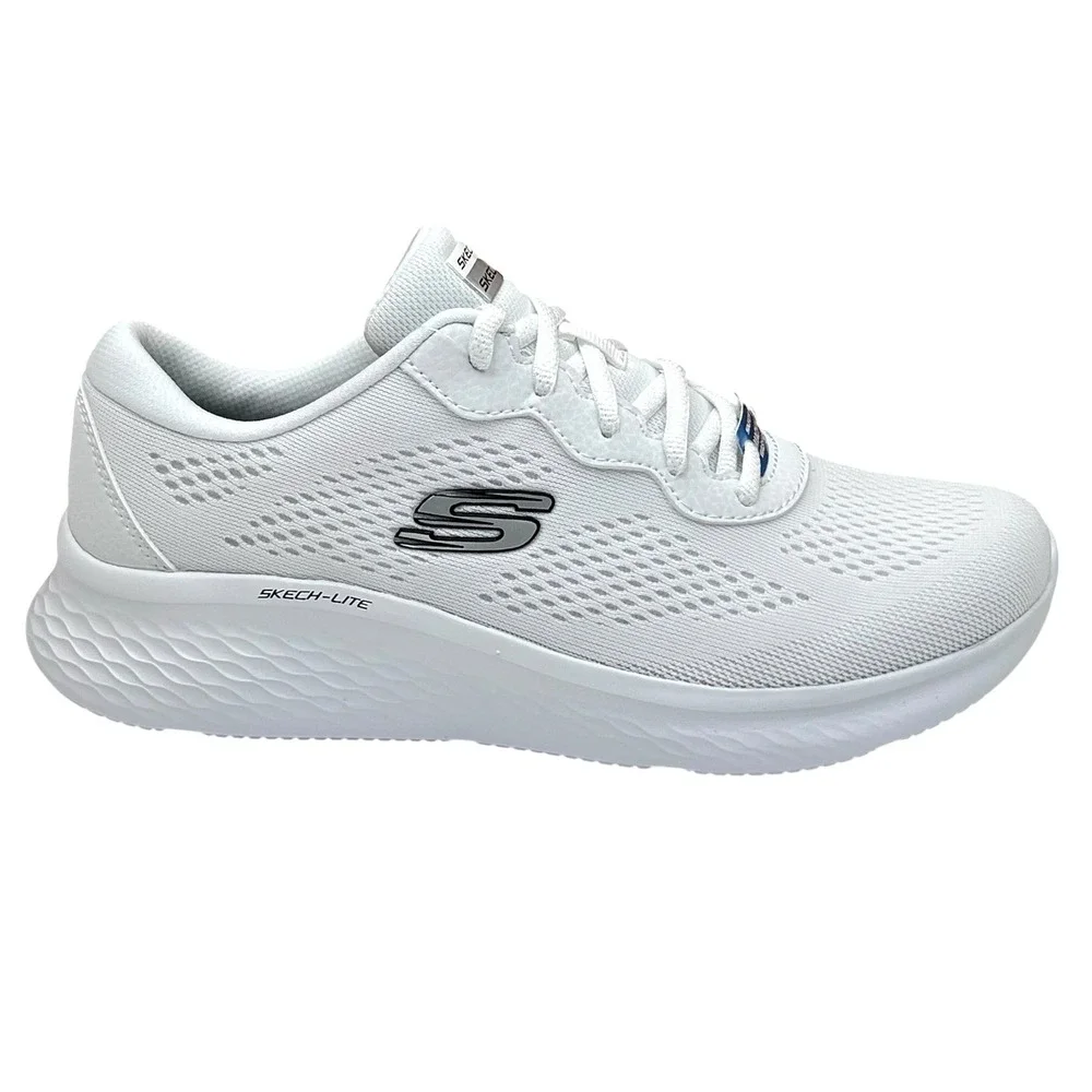 Skechers Skech-Lite Pro Women's Vegan Sneaker Size 8.5 White Memory Foam Insole